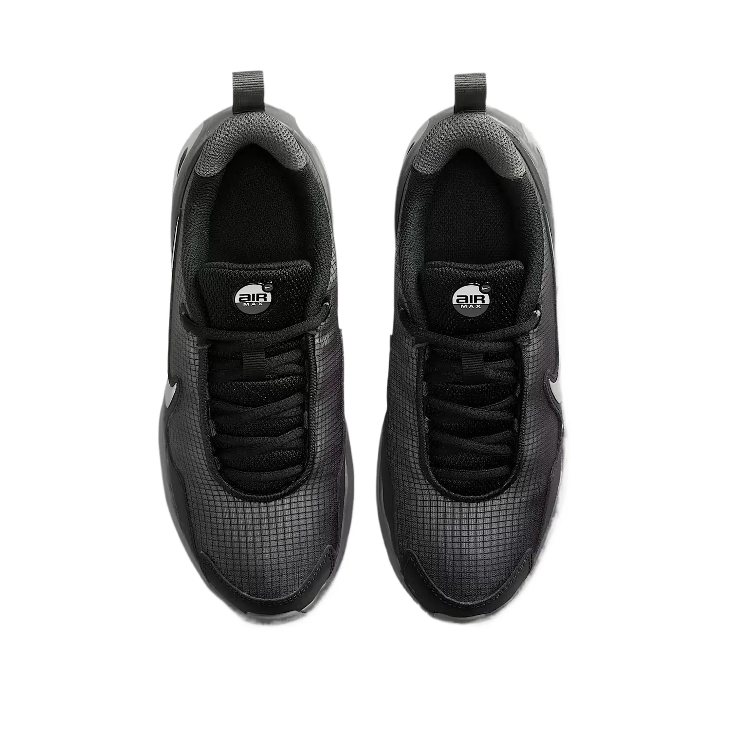 Детские кроссовки для бега с амортизацией Air Max Nova Nike, Black/Iron Gray/Metallic Silver — фото 4