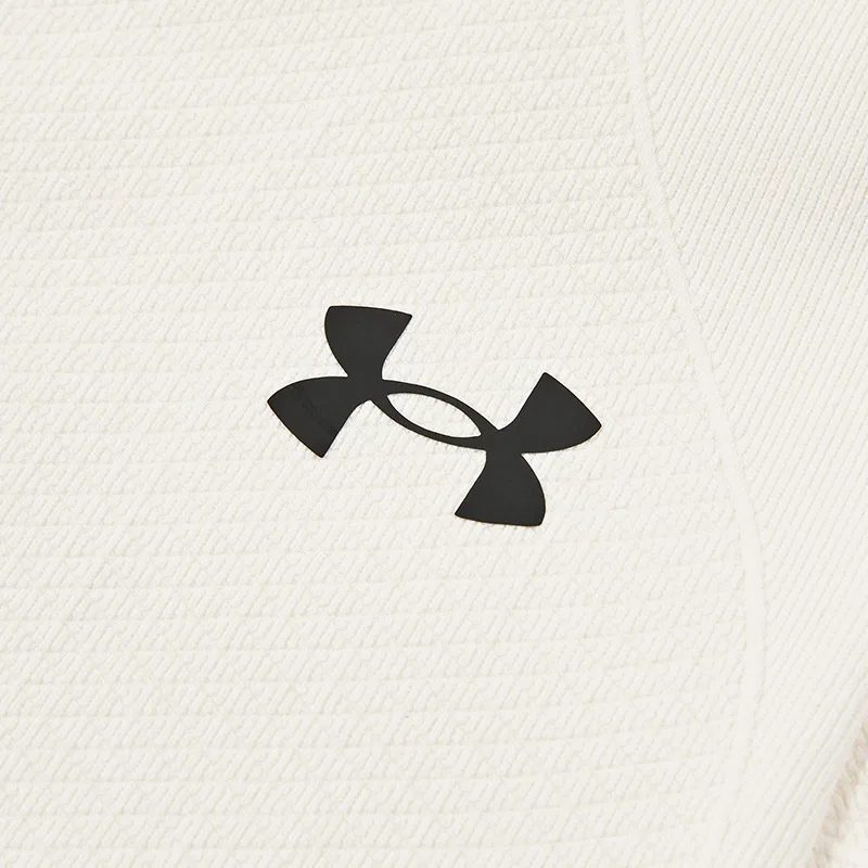 Детское худи с воротником-стойкой Cream White Under Armour — фото 4