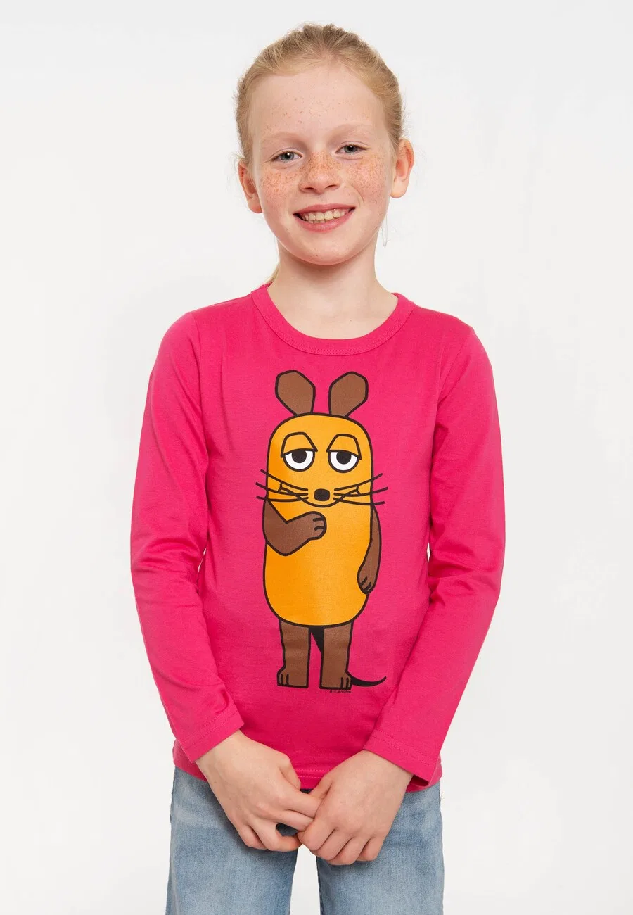 Рубашка с логотипом 'Die Sendung mit der Maus - Die Maus' розового цвета Logoshirt — фото 2