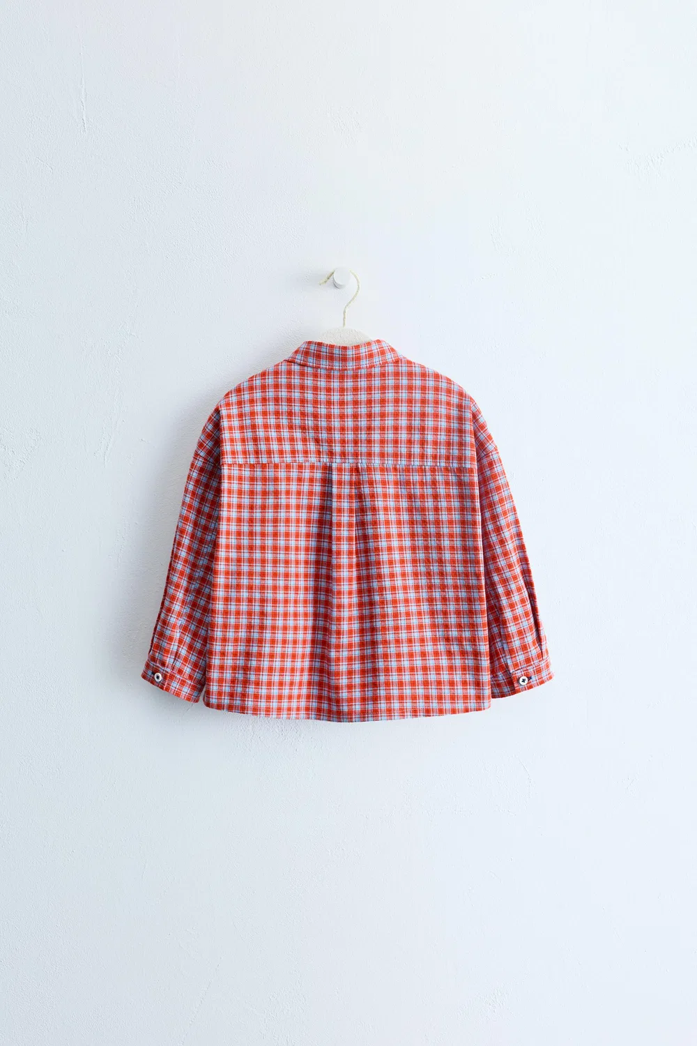 Рубашка в клетку от ZARA TIMELESS, RED — фото 2