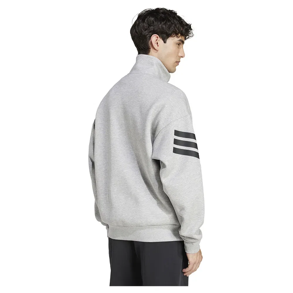 Мужская куртка с застежкой-молнией Future Icons 3-Stripes Woven Adidas, Grey — фото 2