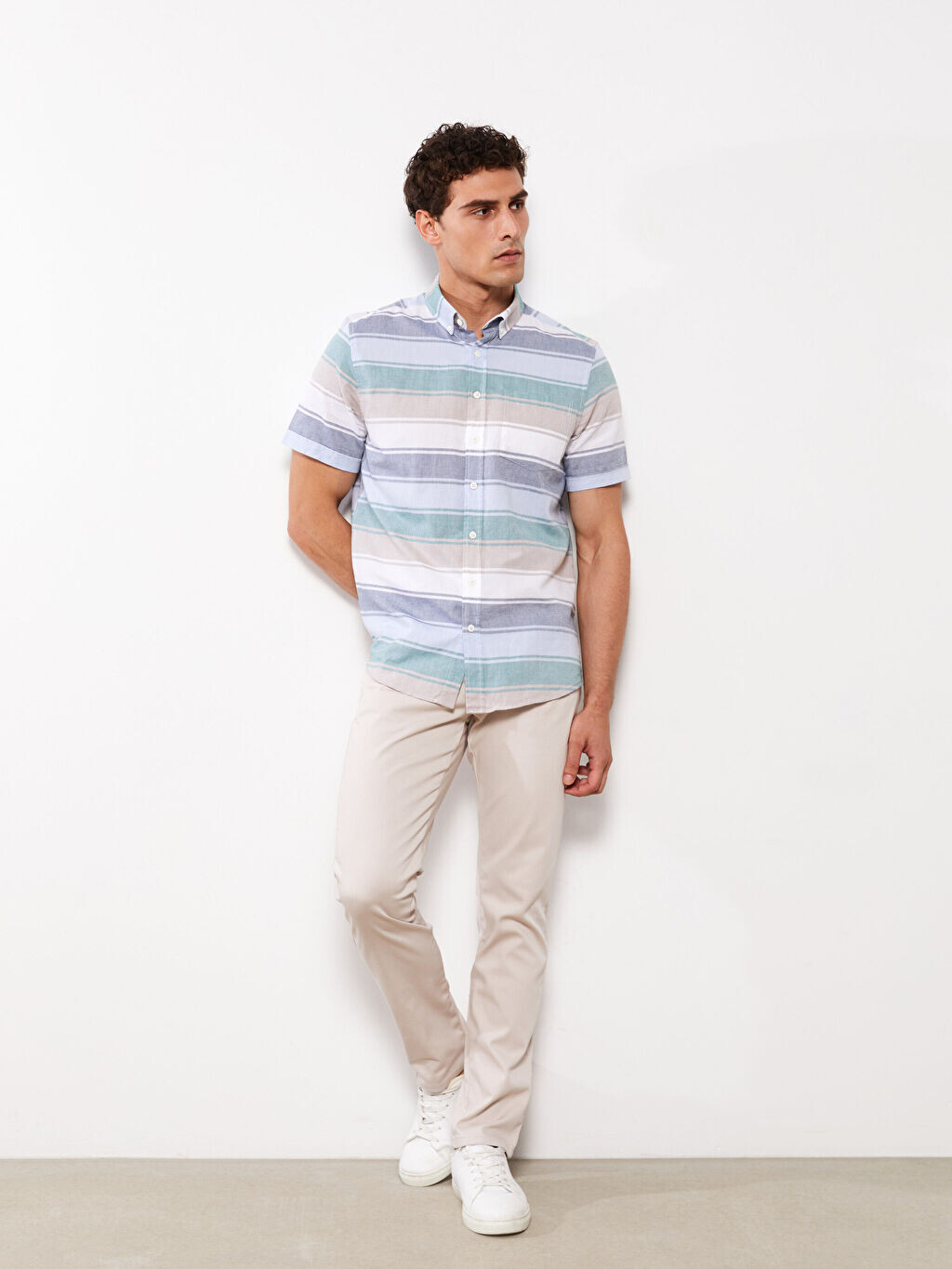 

Мужские брюки Slim Fit LCW Eco, Серый, Мужские брюки Slim Fit LCW Eco