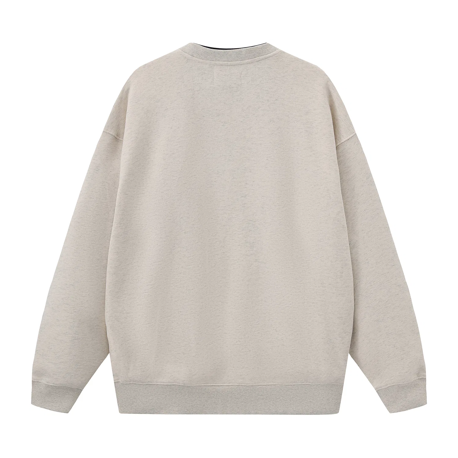 Детский свитшот с круглым вырезом и средним кроем, Oats Heather Gray, NSTNEW START — фото 3