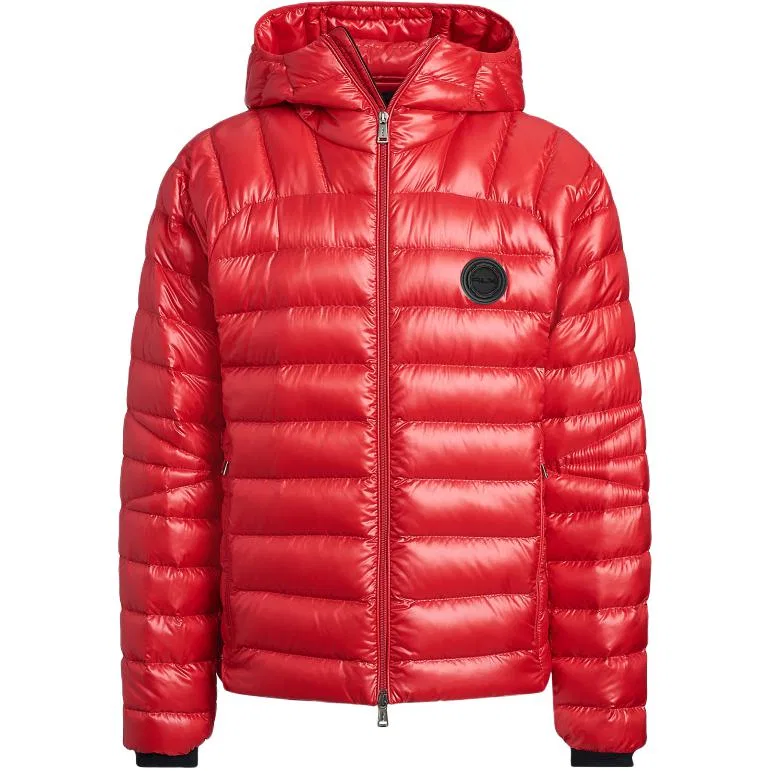 Мужская куртка пуховик с капюшоном Polo Ralph Lauren, Red