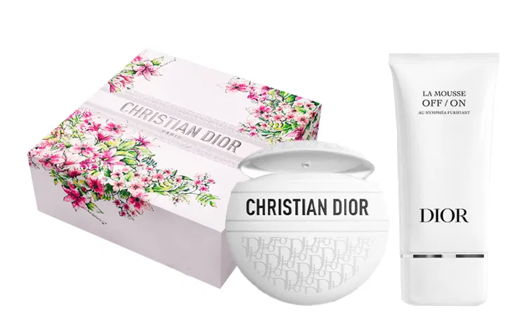 Набор для ухода за кожей с очищающим средством и кремом, модель Floral Love Box, DIOR, 50мл+150мл — фото 2