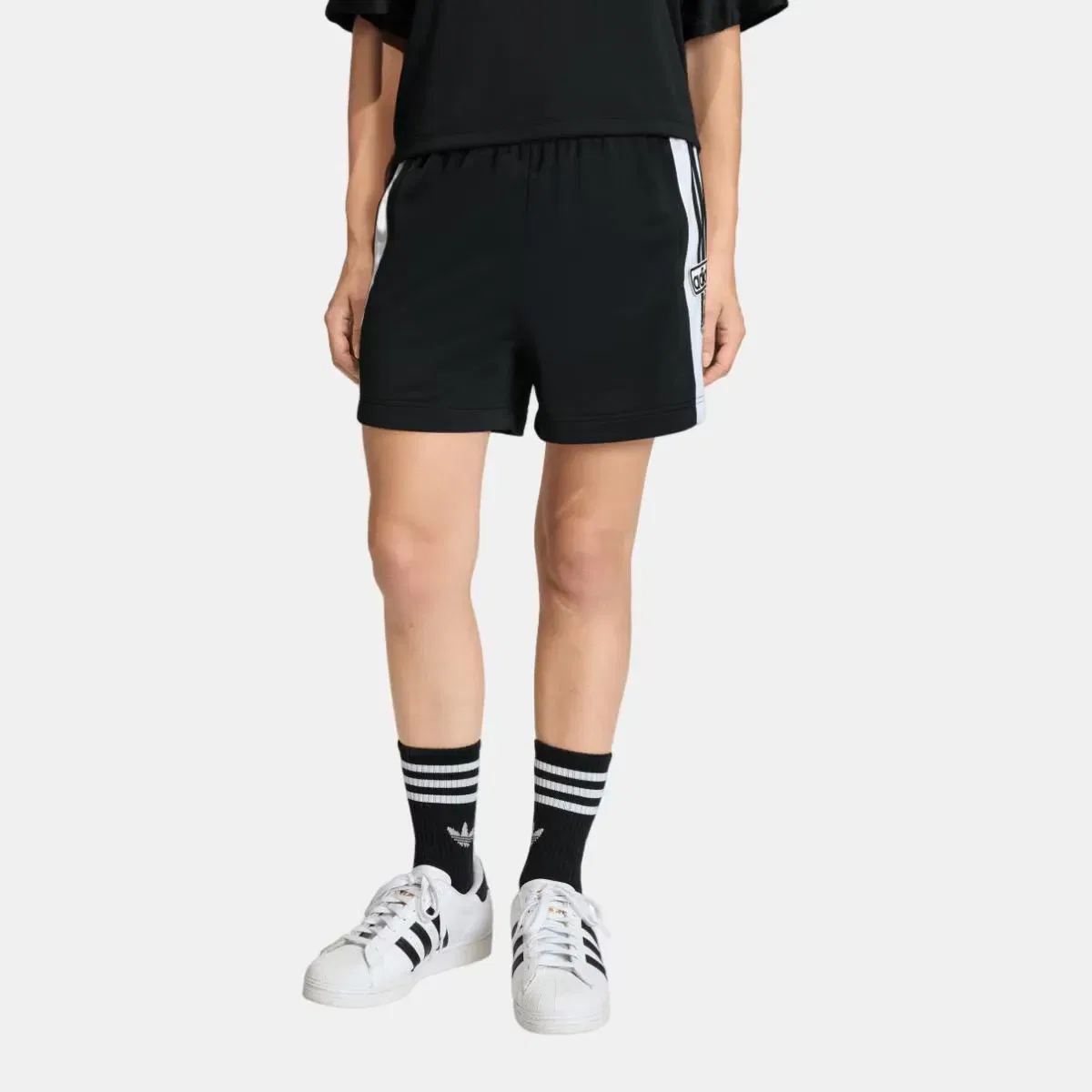 Женские шорты из переработанного полиэстера Adicolor Adibreak adidas, Negro