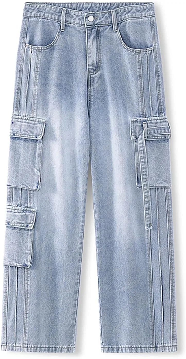 Джинсы свободные, Oversized, Denim, 13 — фото 4