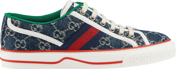 Кроссовки Gucci Wmns Tennis 1977 Denim, синий - фото