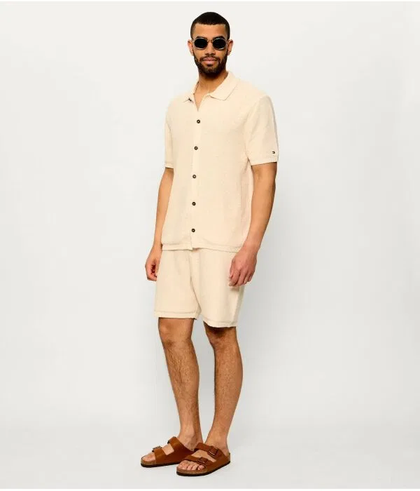 Мужской кардиган регулярного кроя Tommy Hilfiger, бежевый — фото 2