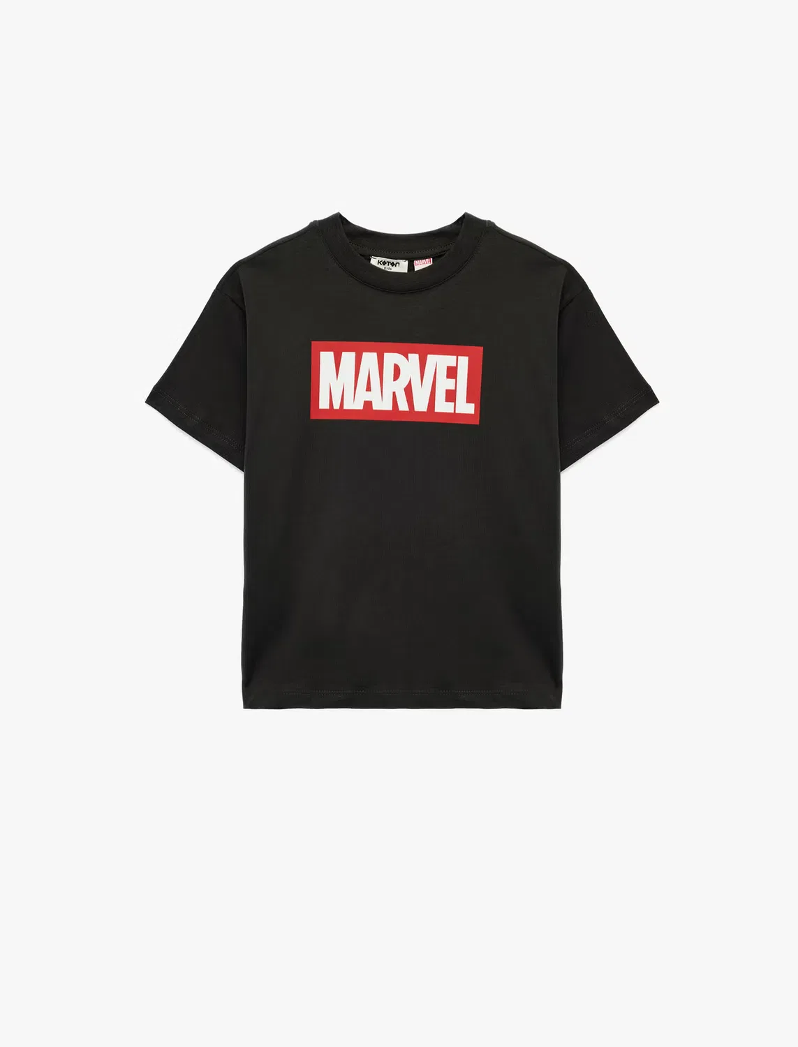Футболка с принтом Marvel Koton, серая — фото 3