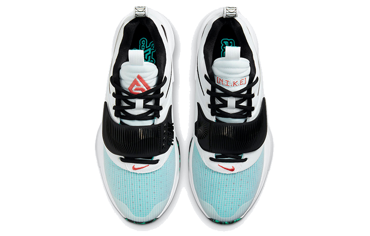 Кроссовки Nike Zoom Freak 3, белый/бирюзовый — фото 4