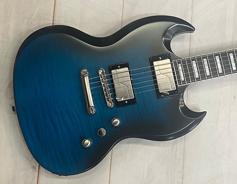 

Гитара Epiphone SG Prophecy 2021 Blue Tiger Aged Gloss