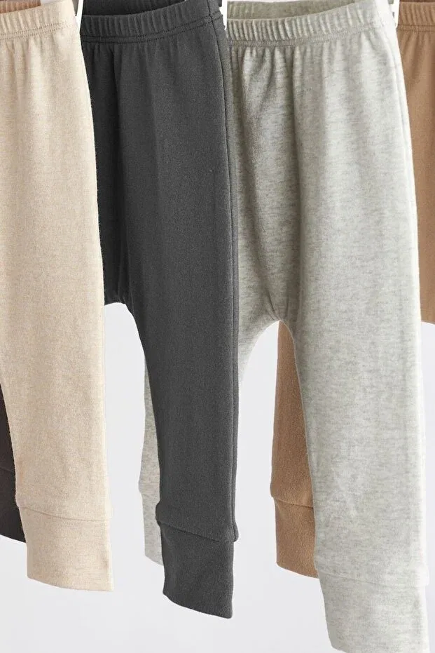 Детские спортивные штаны для девочек хлопковые Next Baby, Nude Color — фото 3