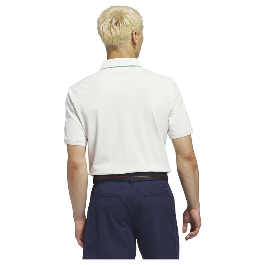 Мужская футболка-поло с длинным рукавом F Solid Polo Lc adidas, Белый — фото 4