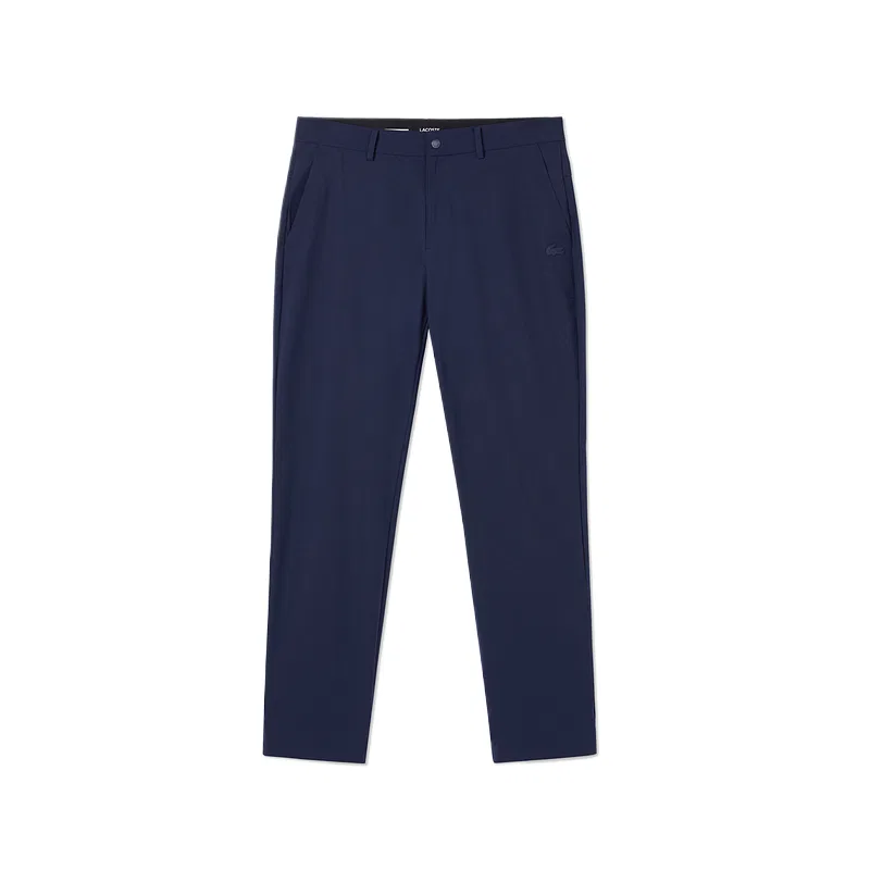 Повседневные брюки прямого кроя LACOSTE, Navy Blue