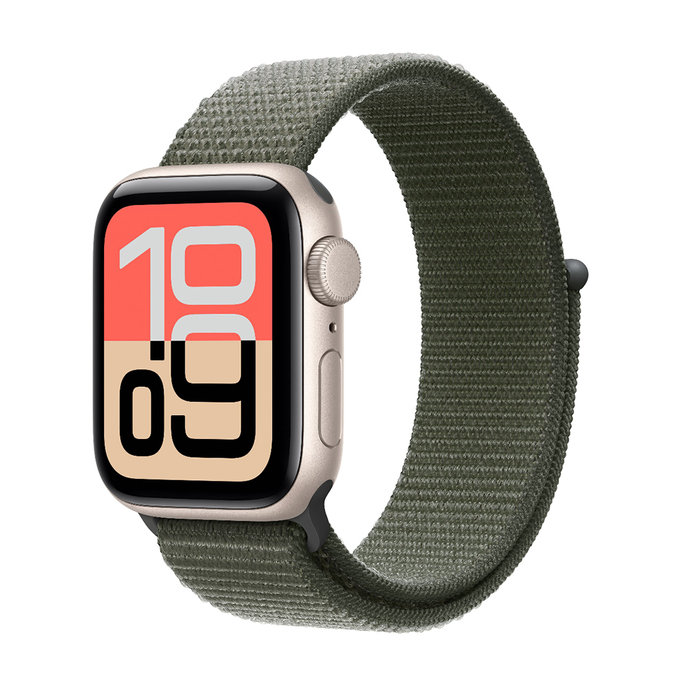 

Умные часы Apple Watch SE 3, 2025 (GPS), 40 мм, Starlight Aluminum Case/Textile Forest Sport Loop, Зеленый, Умные часы Apple Watch SE 3, 2025 (GPS), 40 мм, Starlight Aluminum Case/Textile Forest Sport Loop