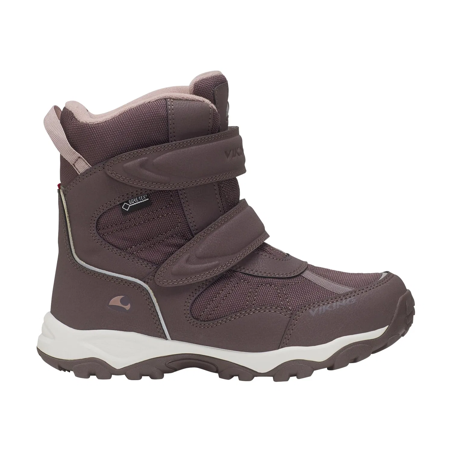 Детские снежные ботинки для мальчиков Beito Warm Gtx 2v Viking, Plum Dusty Pink
