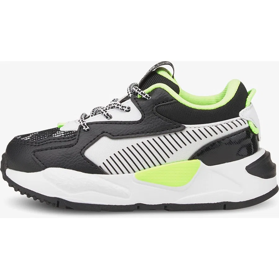 Детские кроссовки с принтом Rs-Z Visual Effects Puma, Черный — фото 4