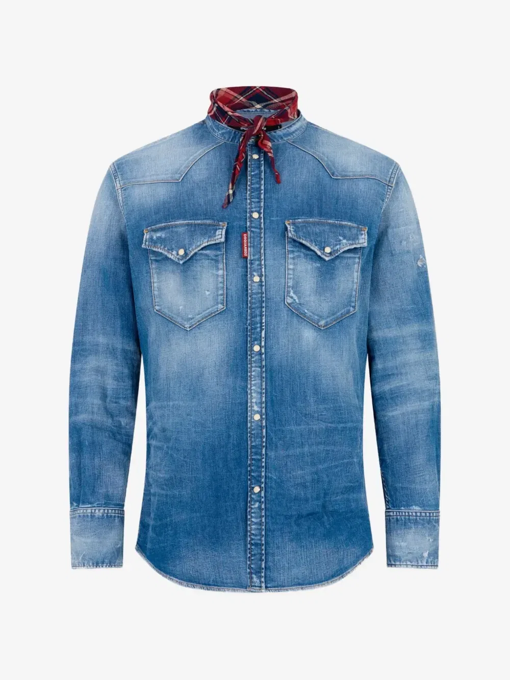 Рубашка canadian Dsquared2, синий