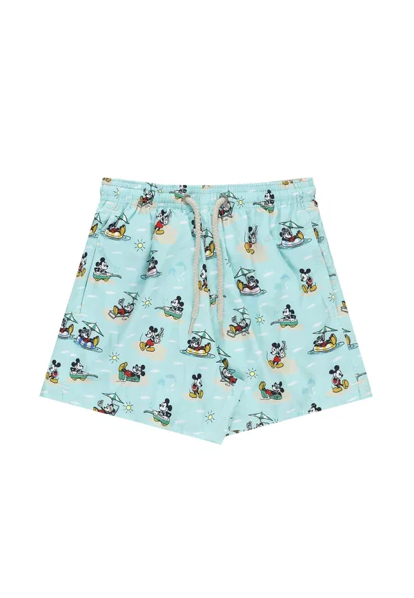 Пластиковые шорты Costume jean swimming shorts Mc2 Saint Barth, celeste, светло-голубой