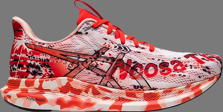 

Кроссовки wmns noosa tri 14 'tropical - white red' Asics, красный