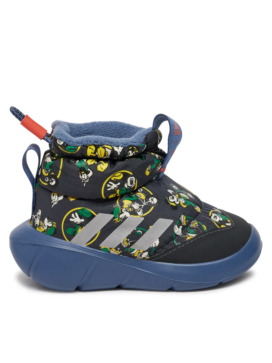 Снегоступы для мальчика Monofit Boot Mickey Adidas, серый