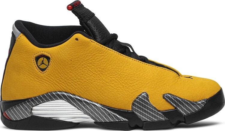 

Кроссовки Air Jordan 14 Retro GS Reverse Ferrari, золотой, Желтый;серый, Кроссовки Air Jordan 14 Retro GS Reverse Ferrari, золотой