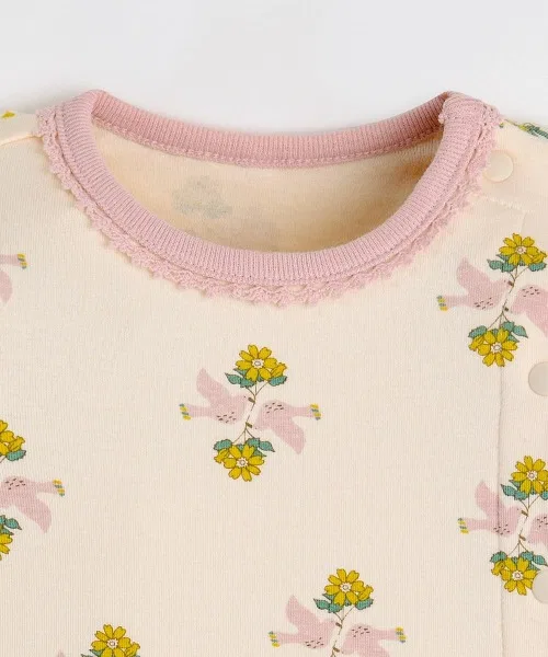 Детский комплект для девочек с длинным рукавом модель Baiel, moimoln, Pink — фото 4