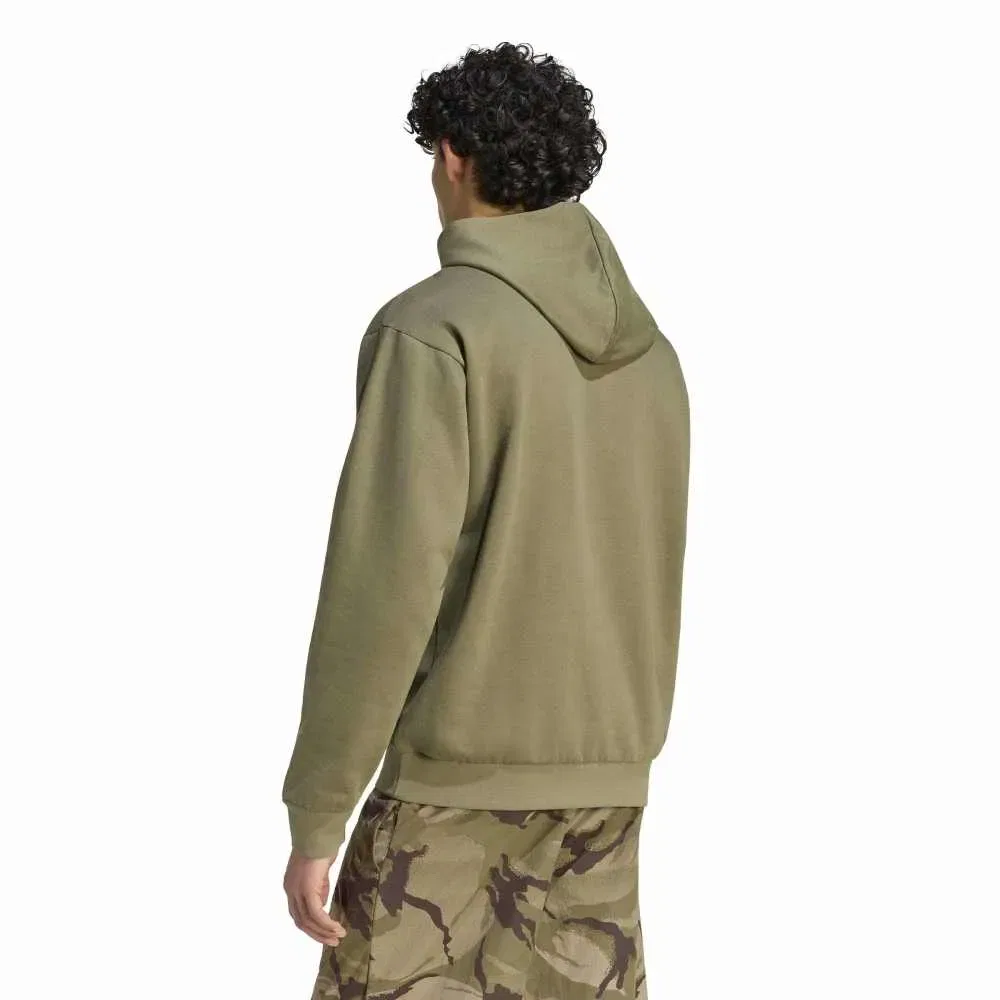 Худи с камуфляжным принтом Seasonal Essentials Adidas, зеленый — фото 2