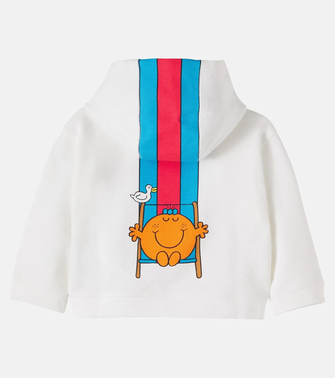 Худи с капюшоном из смесового хлопка Kids x Mr. Men Little Miss Gucci Kids, белый — фото 3