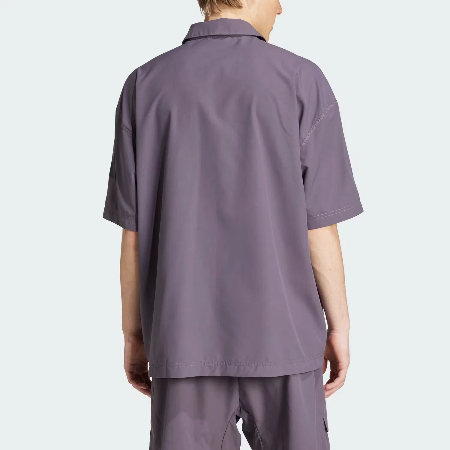 Мужская рубашка с коротким рукавом City Escape Shirt Adidas, Gray Stratum — фото 3