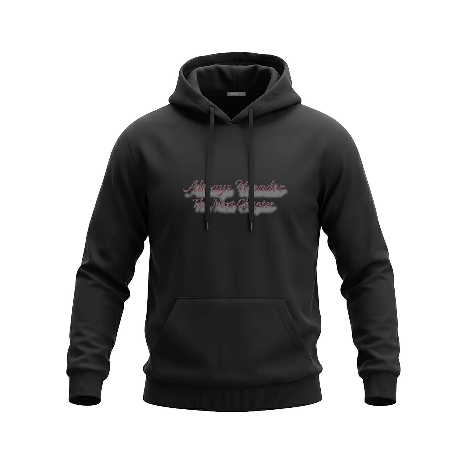 Детский худи с принтом Always Wonder Red Bean, Black