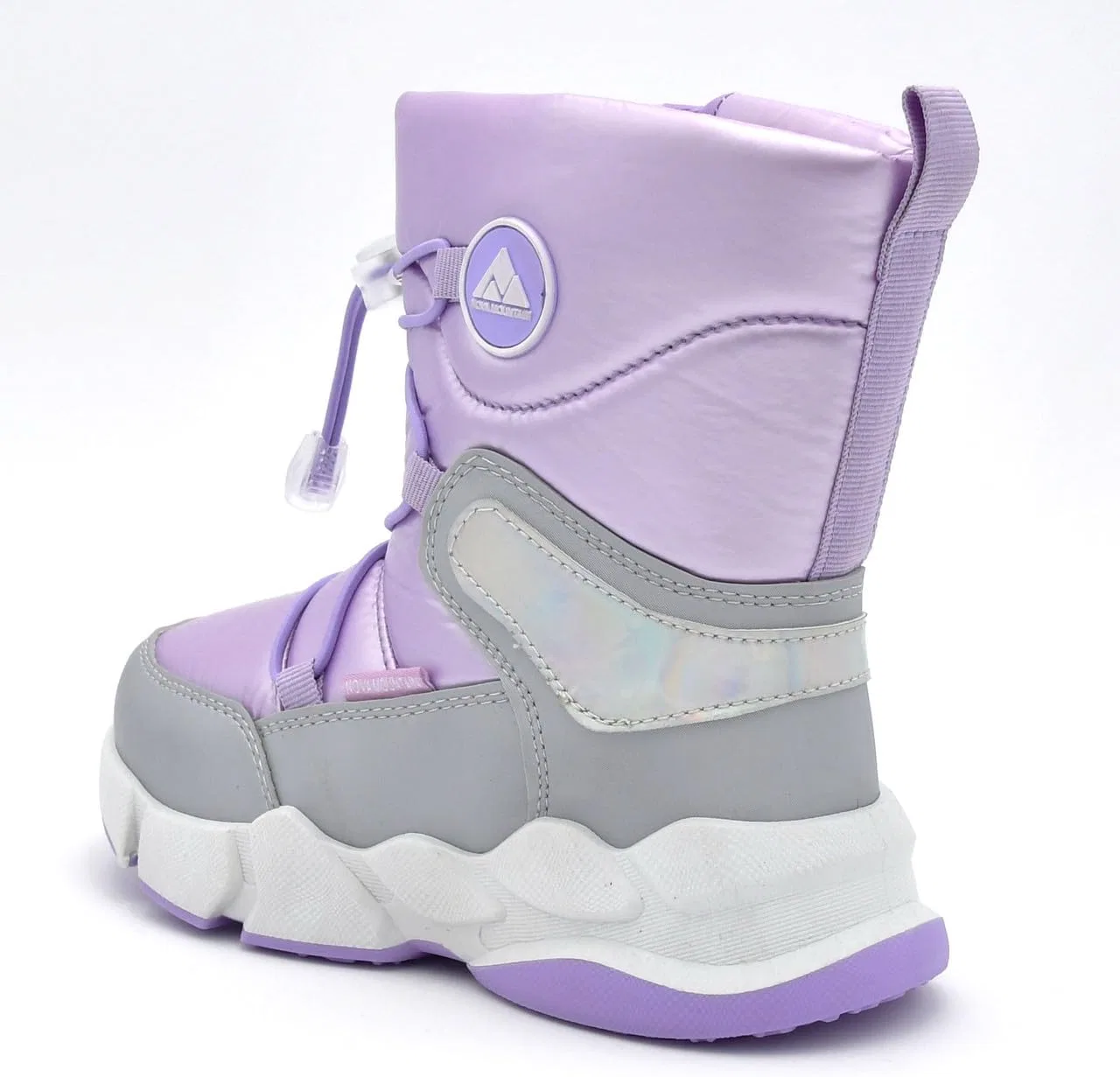 Детские зимние снежные ботинки Nova Mountain для мальчиков и девочек Nova Footwear, Lightpurple — фото 4