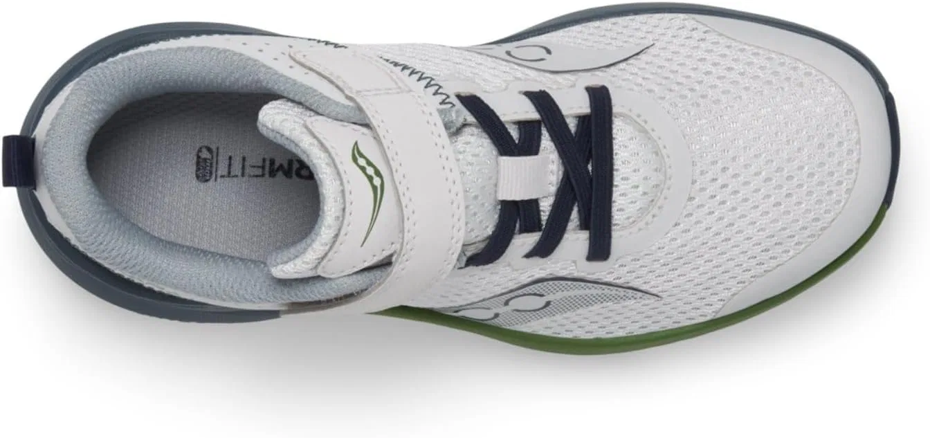 Детские кроссовки для бега Saucony, Grey/Blue/Green — фото 2