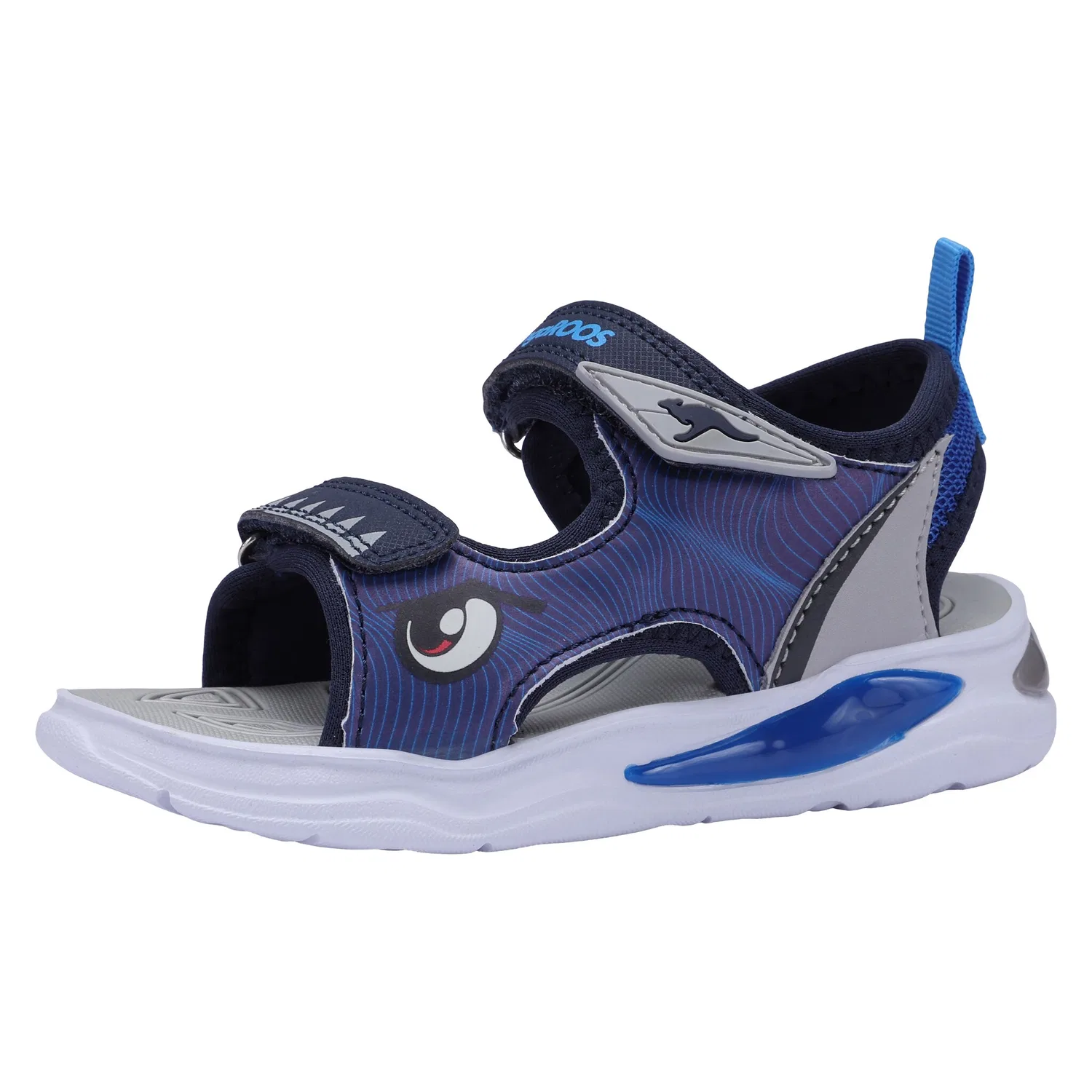 Детские сандалии с подсветкой KangaROOS, Dk Navy/Sky