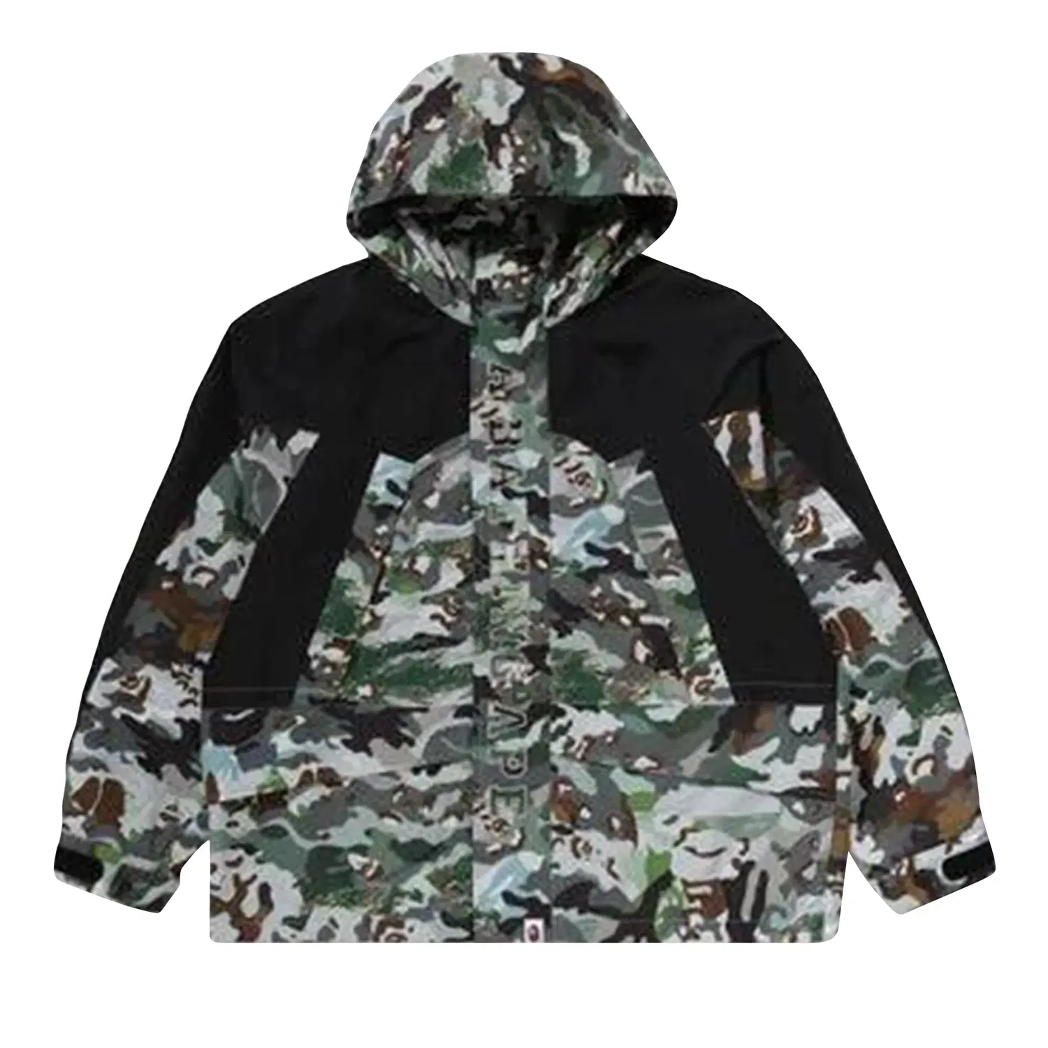 Куртка для сноуборда BAPE Hybrid Camo, зеленый