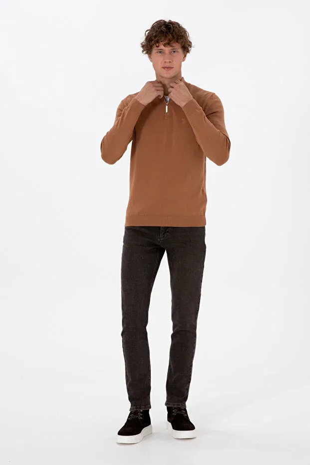 Мужские джинсы скинни U.S. Polo Assn., Brown — фото 3