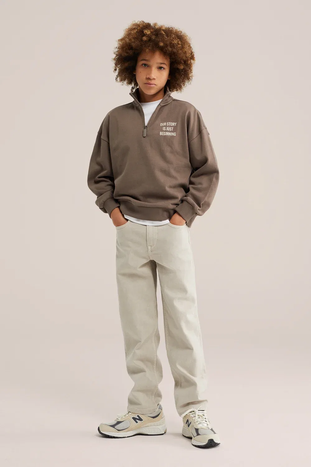 Толстовка We Fashion, Light Brown — фото 4