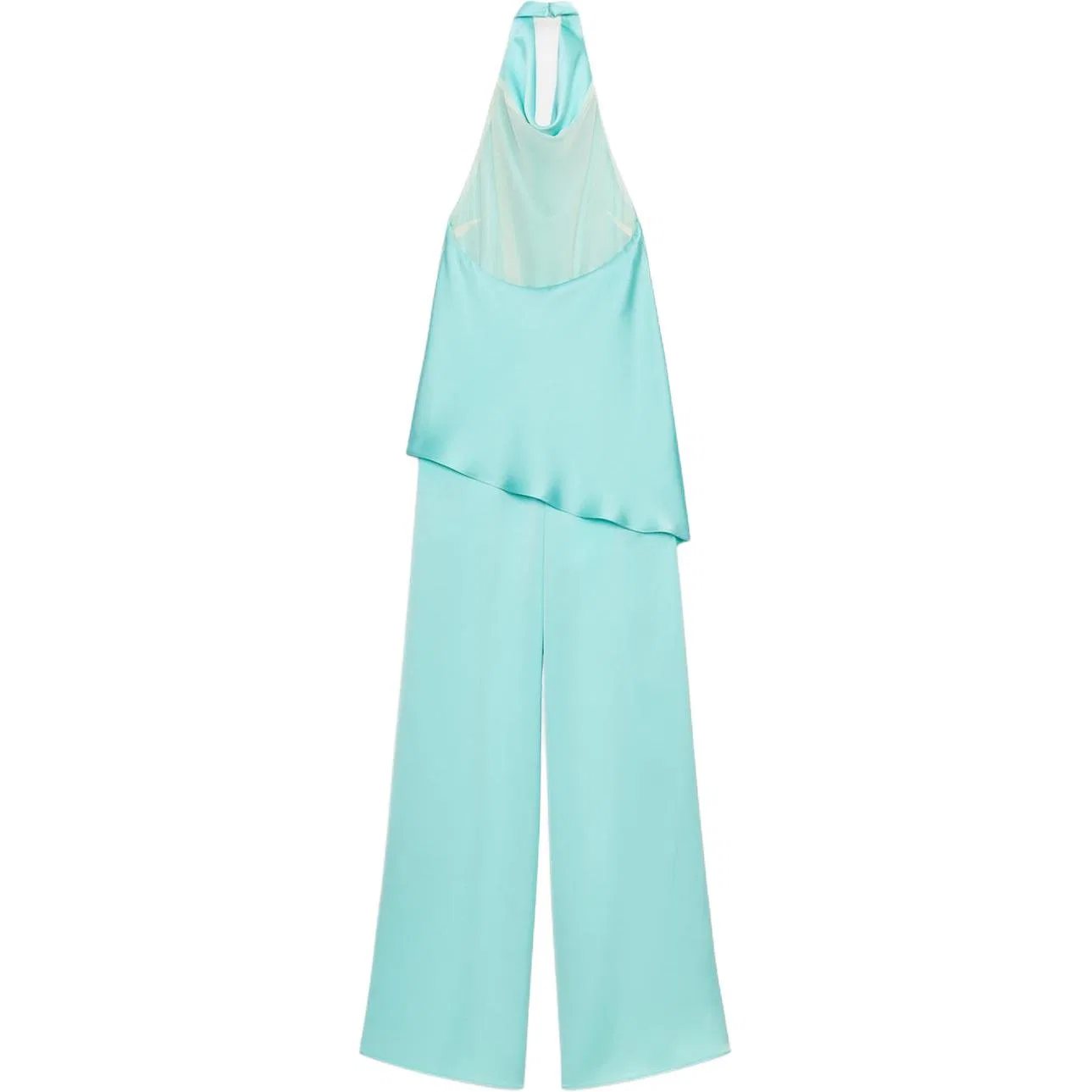 Женский комбинезон Turquoise, ZARA, Blue Green — фото 3
