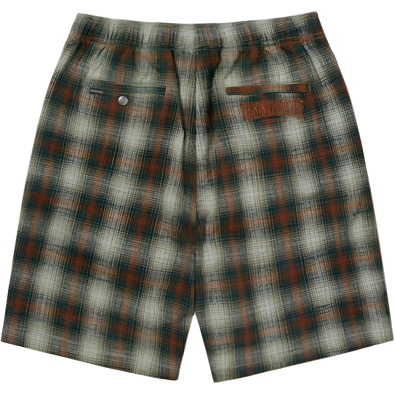 Детские шорты в клетку с принтом SS26 Beach Short Check Casual Shorts Thisisneverthat — фото 3