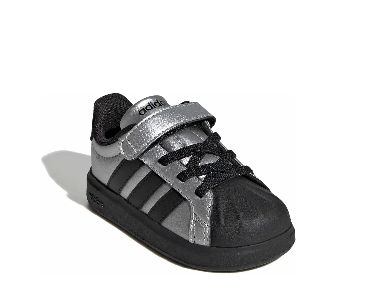 Кроссовки Streettalk, детские, бренд adidas, серебристый металлик