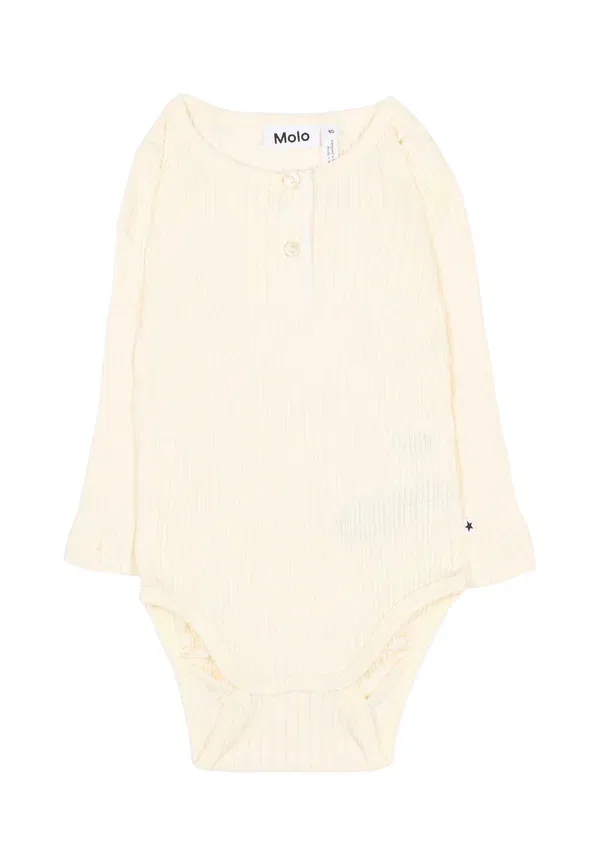 Боди хлопковое Body unisex Molo, Ivory, слоновая кость