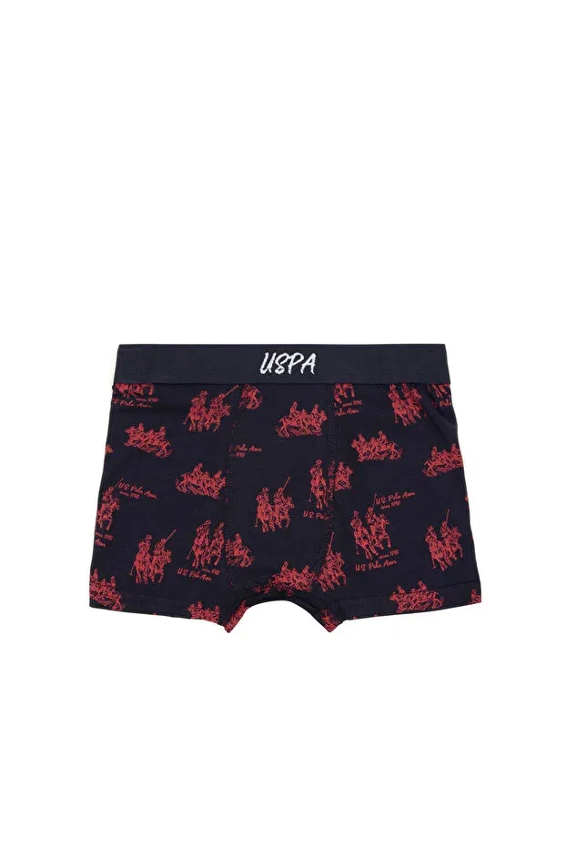 Детский комплект боксеров для мальчиков из 3 штук U.S. Polo Assn., Navy Blue — фото 3