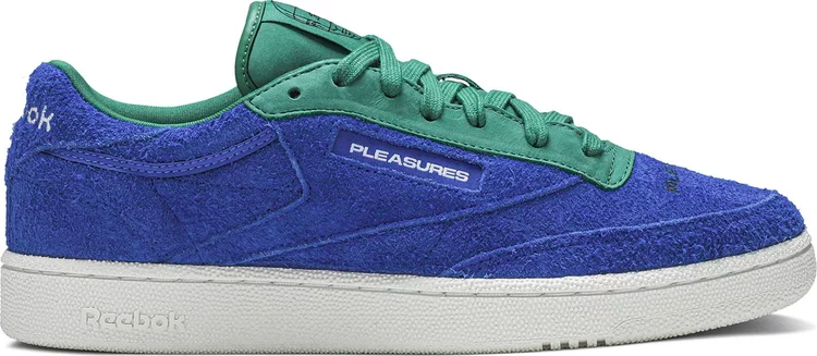 Кроссовки pleasures x club c 'vital blue' Reebok, синий - фото