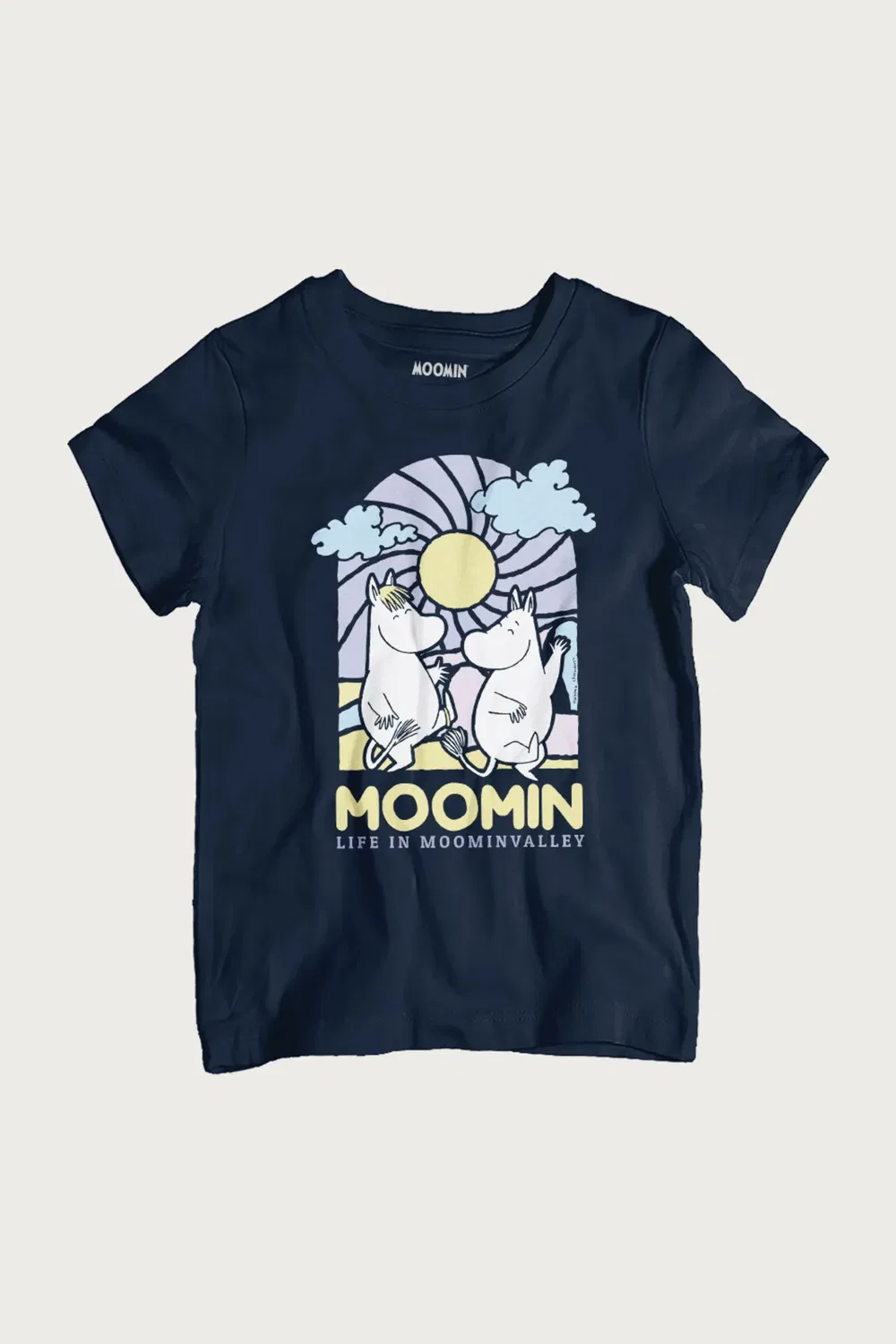 Футболка с принтом Life in Valley Moomin, Navy — фото 2