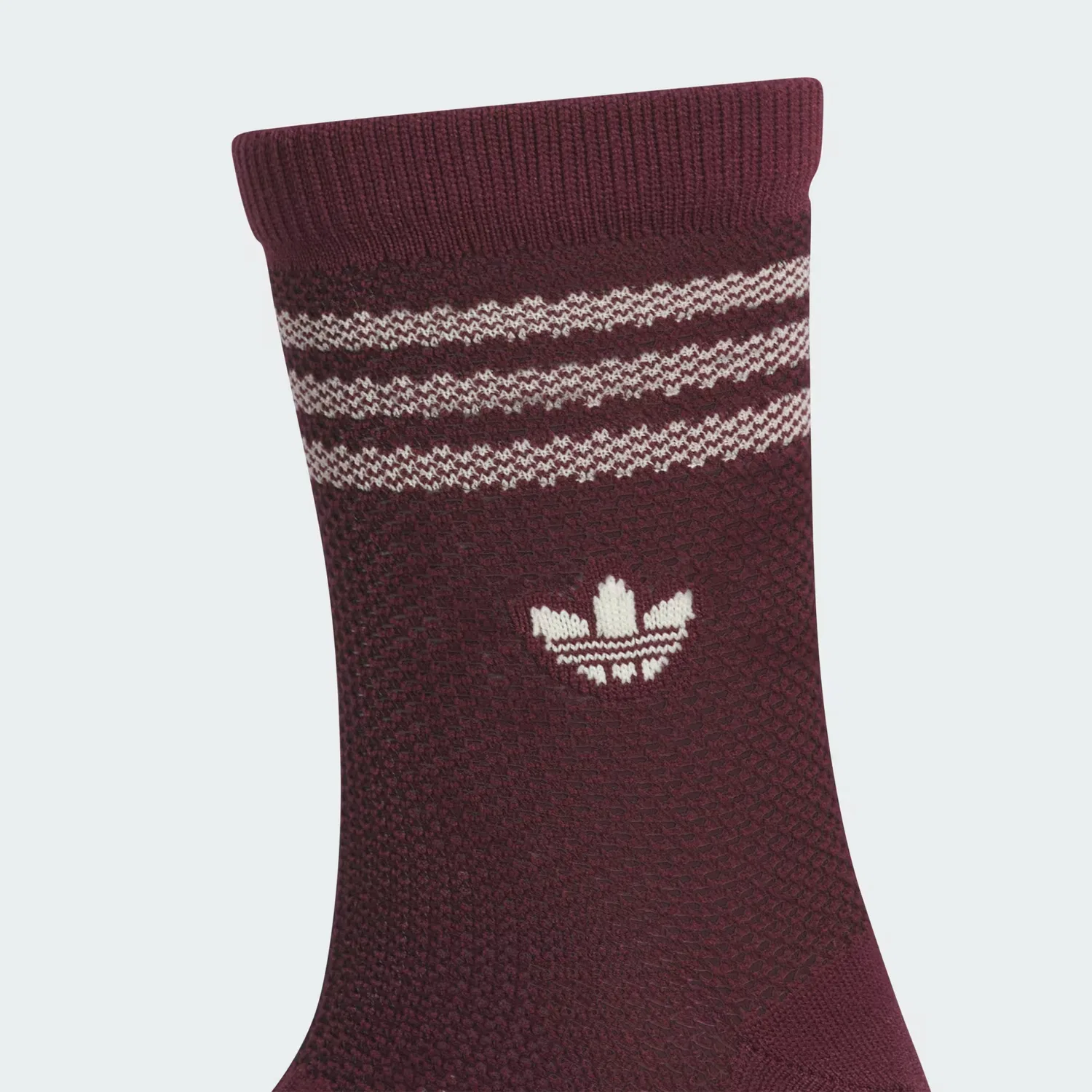 Носки высокие с сетчатым полотном, 3 пары, U OG SPT MSH High Quarter Adidas Originals, бордовый/теплый ванильный/белый