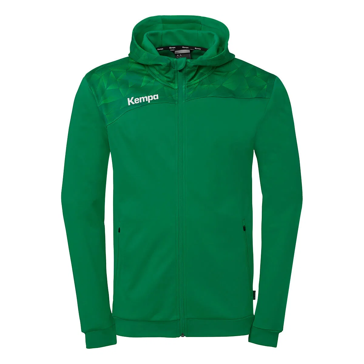 Детская тренировочная куртка с капюшоном Athletics 29 Kempa, Dark Green Schwarz