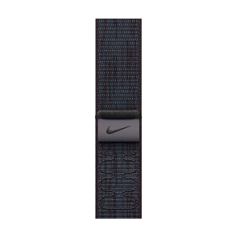 

Ремешок Apple Nike Sport Loop, 46 мм, Black/Blue, Черный, Ремешок Apple Nike Sport Loop, 46 мм, Black/Blue