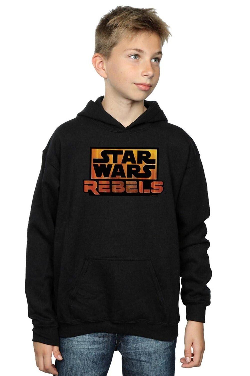 

Толстовка с логотипом Rebels Star Wars, черный