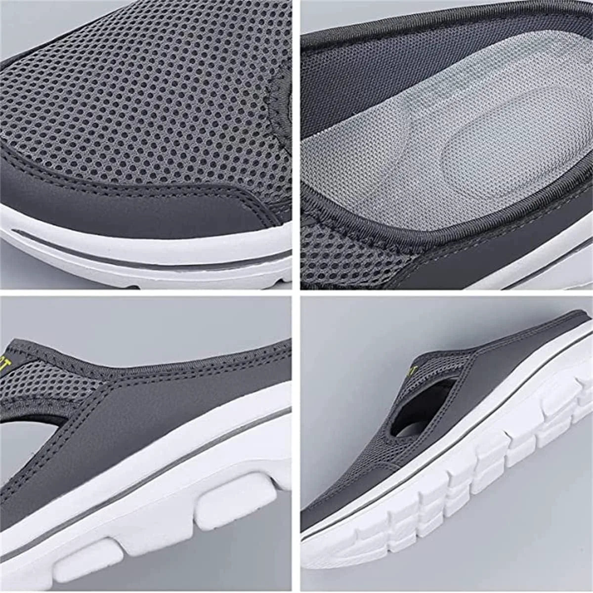 

Сандалии PURRL Meaboots, спортивные сандалии Meaboots, мужские удобные дышащие спортивные сандалии Meaboots с поддержкой, уличные повседневные нескользящие ортопедические кроссовки, обувь для прогулок без шнурков, серый розовый